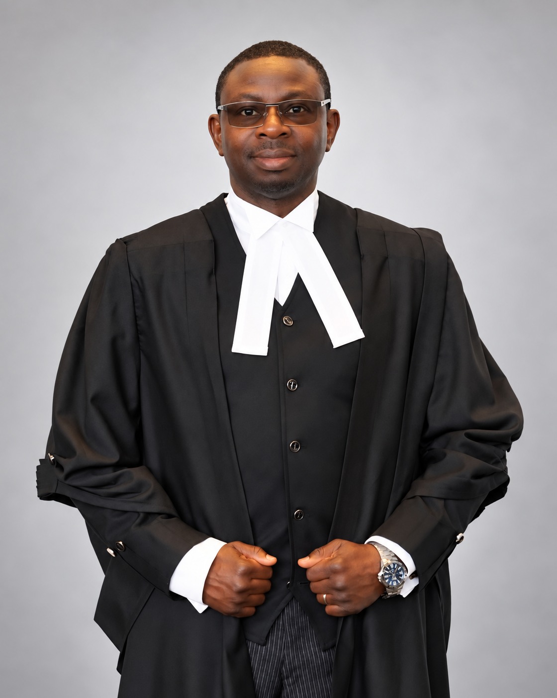 Akeem Toromade in barrister robes
